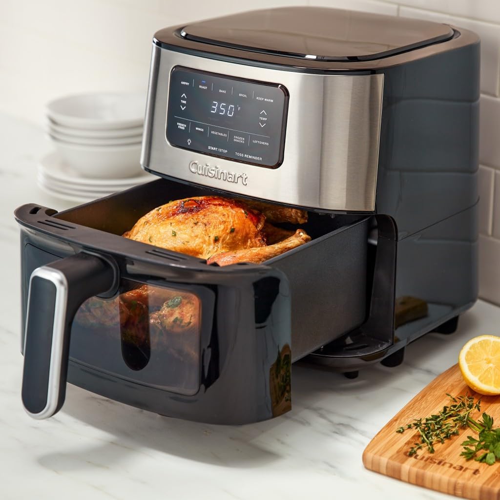 Airfryer, 6-Qt Basket Air Fryer Oven that Roasts Transform Your Cooking with the 6-Qt Air Fryer: Healthy, Versatile, and Stylish